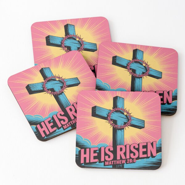 Item preview, Risograph Sunrise Cross with Crown of Thorns designed and sold by Bloomkept.