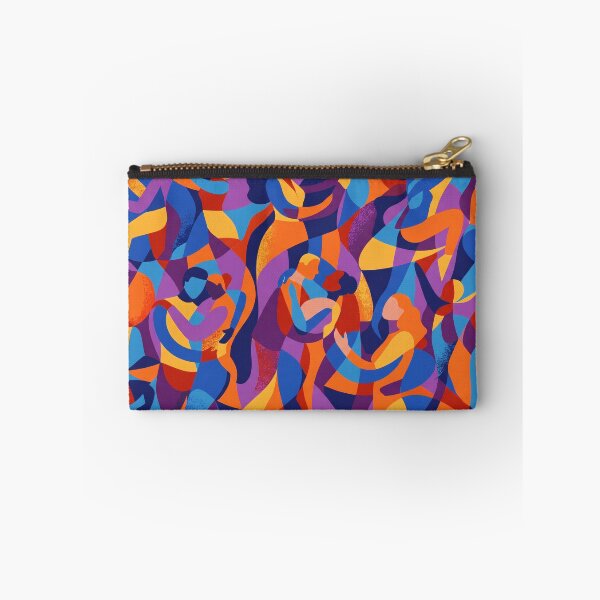 Item preview, Vibrant Abstract Dancing Couples Social Rhythm designed and sold by RaccoonBandit.