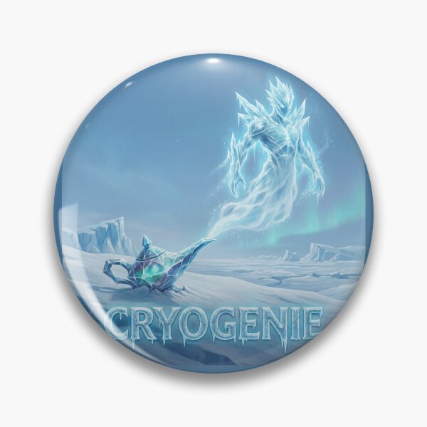 Item preview, Cryo Genie – Mystical Ice Genie in an Arctic Frozen Landscape 4 designed and sold by WordPlayStudio.