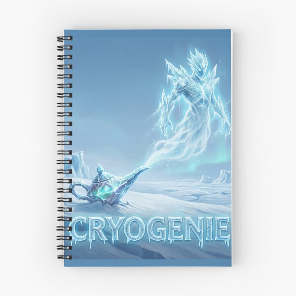 Item preview, Cryo Genie – Mystical Ice Genie in an Arctic Frozen Landscape 4 designed and sold by WordPlayStudio.