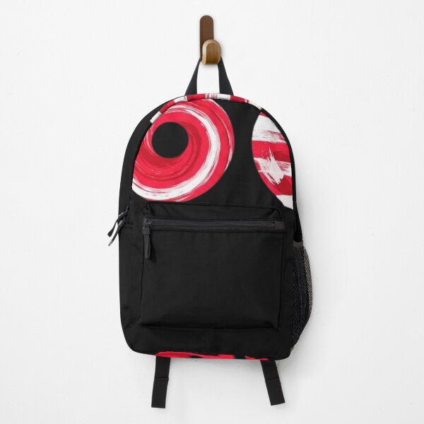 Item preview, Modern Red & White Brushstroke Circles designed and sold by sudothongminh.