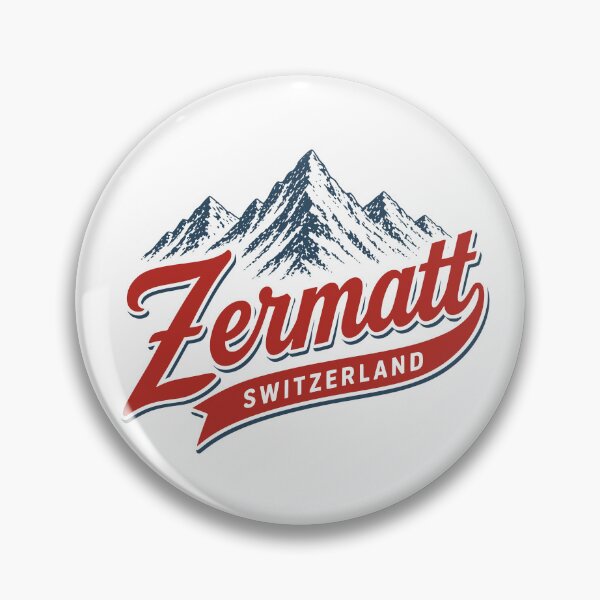 Item preview, Zermatt Switzerland Ski Resort Mountain Retro Graphic designed and sold by JackCurtis1991.