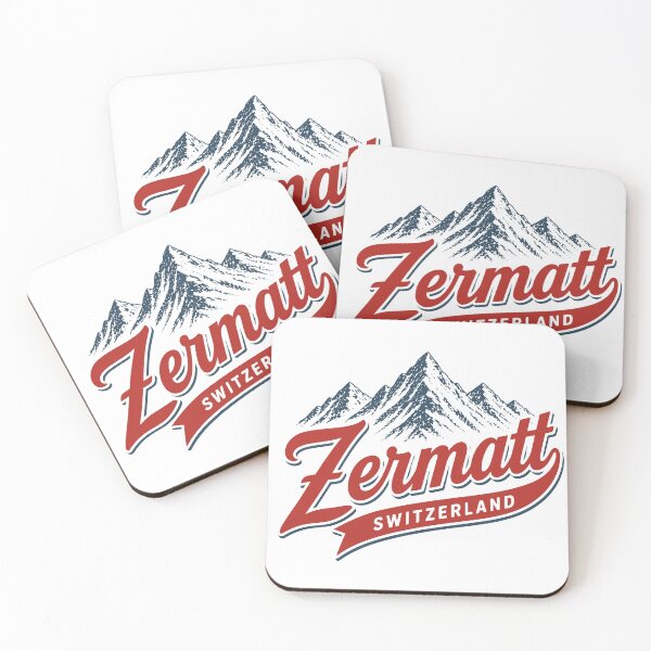 Item preview, Zermatt Switzerland Ski Resort Mountain Retro Graphic designed and sold by JackCurtis1991.