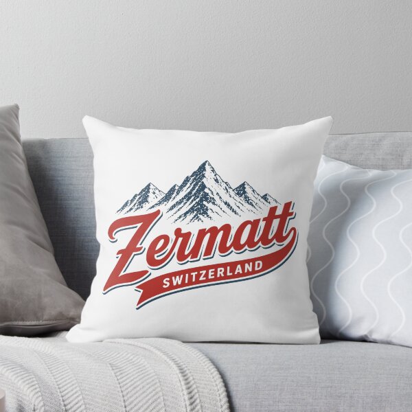 Item preview, Zermatt Switzerland Ski Resort Mountain Retro Graphic designed and sold by JackCurtis1991.