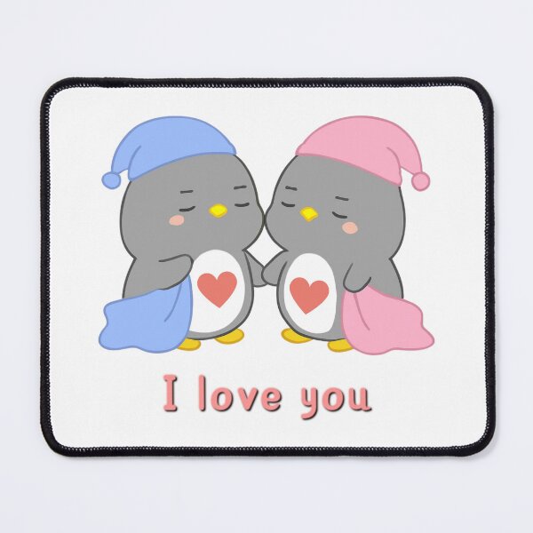Item preview, Sleepy Penguins Couple, I Love You designed and sold by Digitaload.