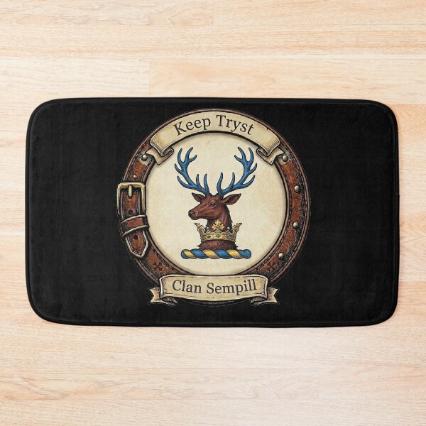 Item preview, Clan Sempill Crest designed and sold by BagTown Clans.