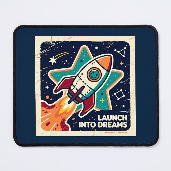 Item preview, Space Nerd Retro Rocket Tee designed and sold by Arte-Excellency.