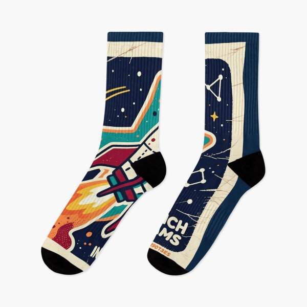Item preview, Space Nerd Retro Rocket Tee designed and sold by Arte-Excellency.