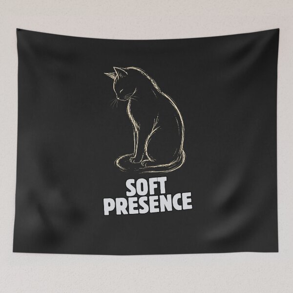 Item preview, Soft Presence Cat Minimal Design designed and sold by AdicretorDesign.