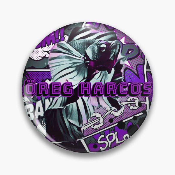 Item preview, Öreg Harcos - The Original Comic Betta (Purple Edition) designed and sold by oregharcoshal.