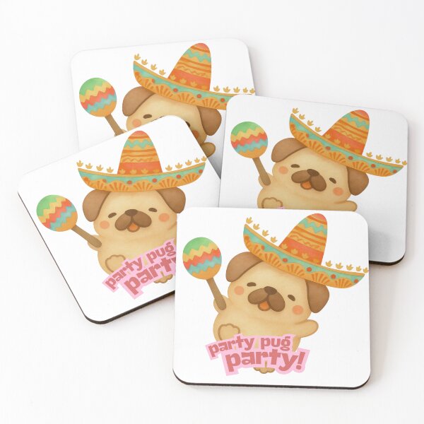Item preview, carlino fiestero designed and sold by Bud the Pug & Friends .
