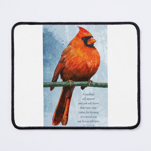 Item preview, Still Near Red Cardinal Bird Bereavement Condolences Sympathy Gift designed and sold by Sharon Cummings Art.