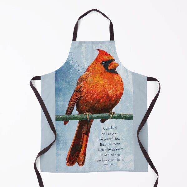 Item preview, Still Near Red Cardinal Bird Bereavement Condolences Sympathy Gift designed and sold by Sharon Cummings Art.