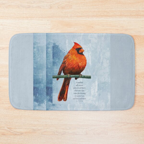 Item preview, Still Near Red Cardinal Bird Bereavement Condolences Sympathy Gift designed and sold by Sharon Cummings Art.