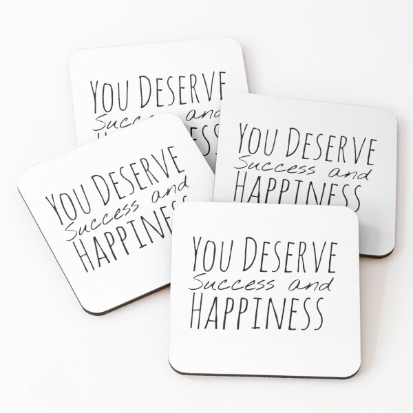 Item preview, You Deserve Success and Happiness – Self-Worth Affirmation designed and sold by Camila  Ardila.