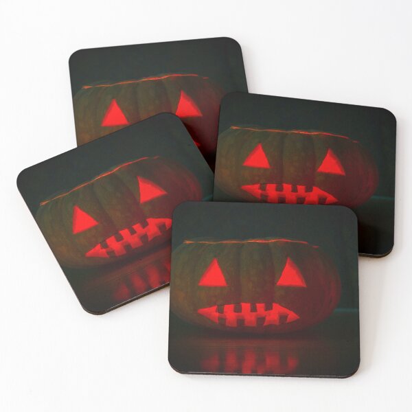 Item preview, Glowing Carved Pumpkin Jack-O'-Lantern With Red Light For Halloween Table Decoration designed and sold by Nmallia.