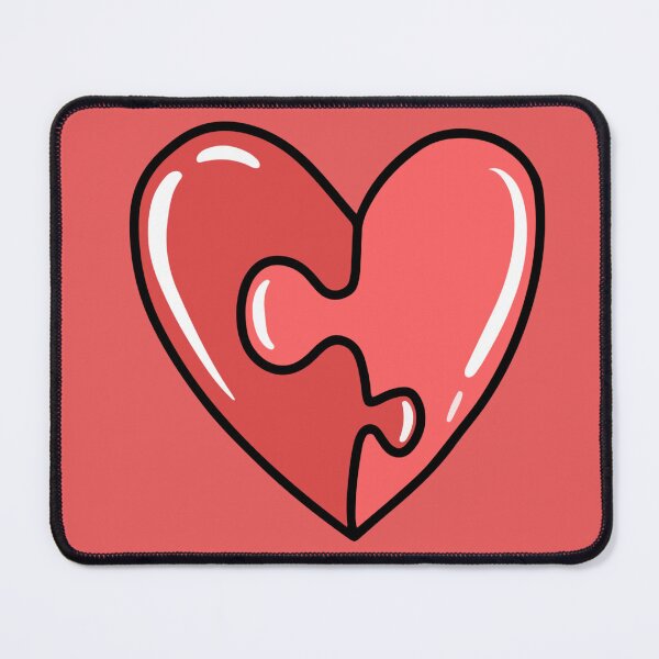 Item preview, Puzzle Heart Love Art Minimalist Design designed and sold by SolutionsArt.