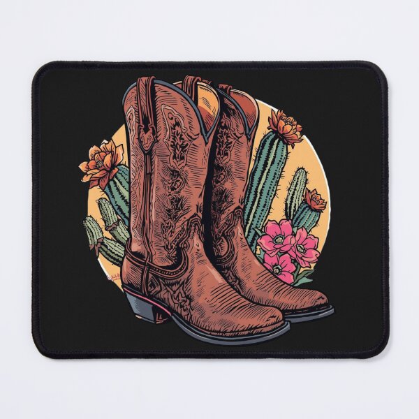 Item preview, Blooming Desert Cowgirl Boots designed and sold by Zakrytos ★★★★★.
