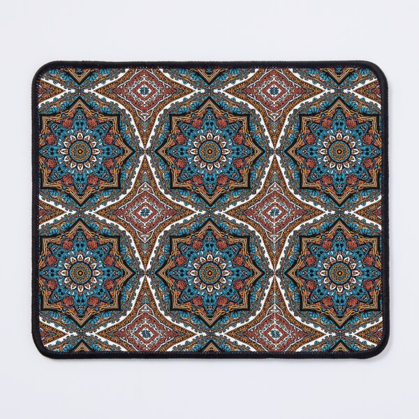 Item preview, Mandala Pattern Design with Rich Earthy Tones - Decorative Floral Artwork designed and sold by Kruti Collection.