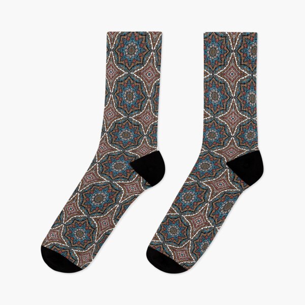 Item preview, Mandala Pattern Design with Rich Earthy Tones - Decorative Floral Artwork designed and sold by Kruti Collection.