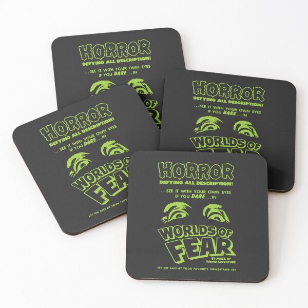 Item preview, Worlds of Fear — Tales That Defy Description! (Sickly Green) designed and sold by VoglR.