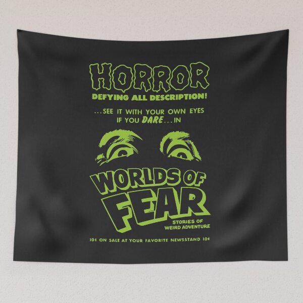 Item preview, Worlds of Fear — Tales That Defy Description! (Sickly Green) designed and sold by VoglR.