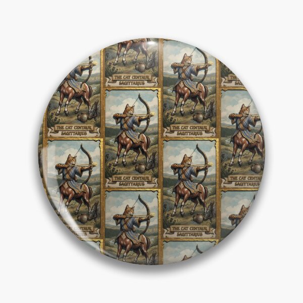 Item preview, Vintage Sagittarius Cat Centaur Zodiac Tarot Card designed and sold by Idealforme.