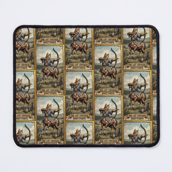 Item preview, Vintage Sagittarius Cat Centaur Zodiac Tarot Card designed and sold by Idealforme.