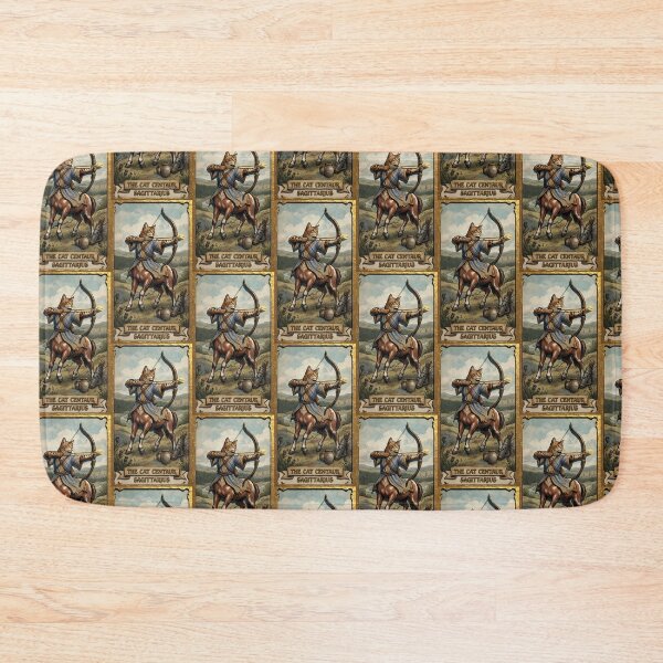 Item preview, Vintage Sagittarius Cat Centaur Zodiac Tarot Card designed and sold by Idealforme.