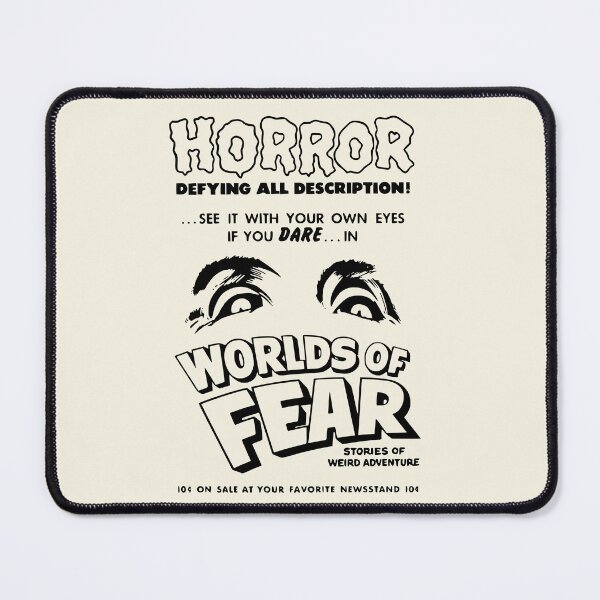 Item preview, Worlds of Fear — Tales That Defy Description! (Black) designed and sold by VoglR.