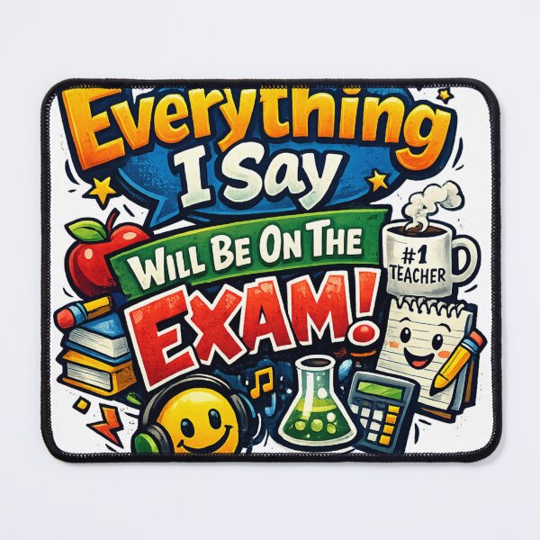 Item preview, Everything I Say Will be On The Exam - Teacher designed and sold by Sirio22.