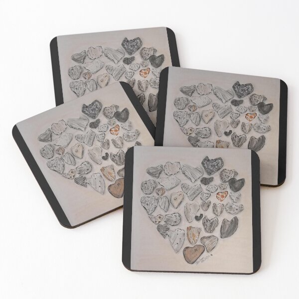 Item preview, Heart shapped Sea Shells designed and sold by RossaStudio.