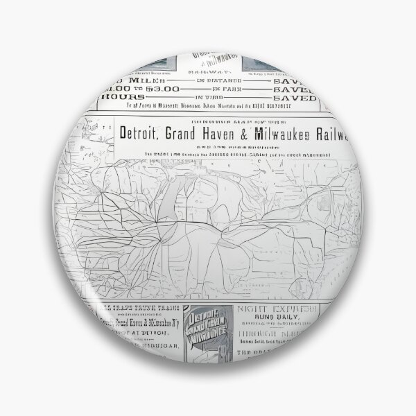 Item preview, Railroad Map | Vintage Travel designed and sold by GammaRay.