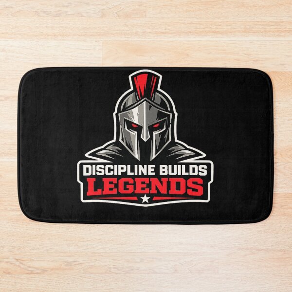 Item preview, Discipline Builds Legends Spartan Helmet, Warrior Mindset Design, Gym Motivation, Strength Training, Fitness Graphic designed and sold by VibeOffline Studio.