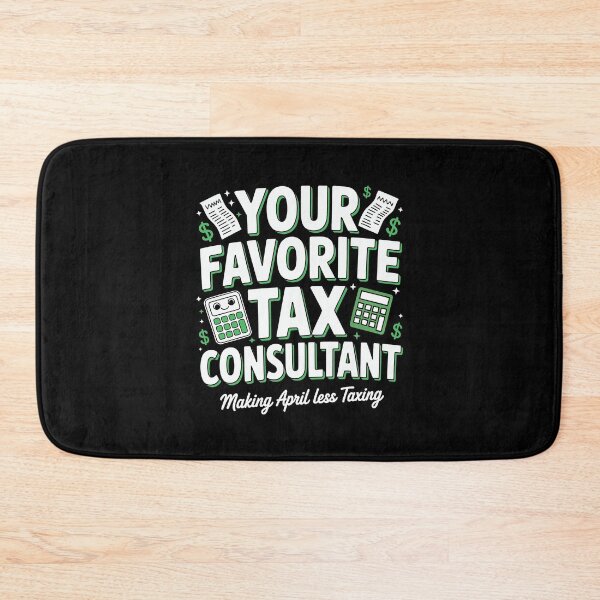 Aperçu de l'œuvre Cadeau humoristique pour comptables et experts-comptables, par votre conseiller fiscal préféré créée et vendue par Say It With Ink.