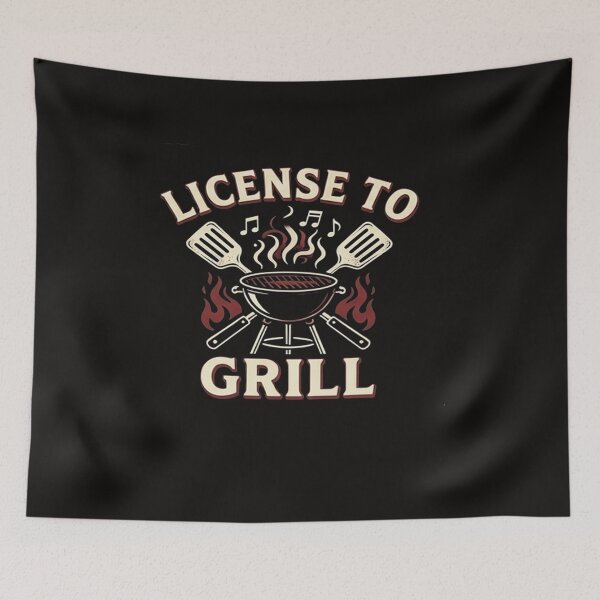 Artikelvorschau, Lizenz zum Grillen Grillmeister entworfen und verkauft von Mudikeys.