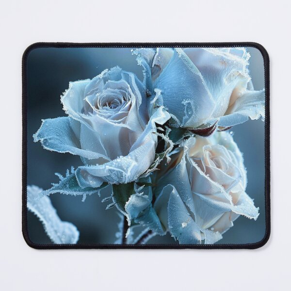 Item preview, Frozen Blue Roses – Icy Floral Aesthetic designed and sold by VelvetThornsArt.