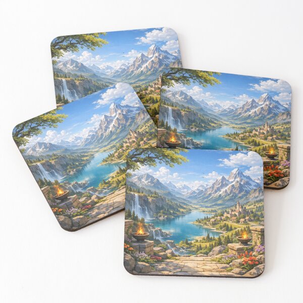 Item preview, Enchanted valley between eternal mountains designed and sold by JuViRo.