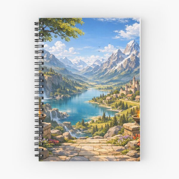 Item preview, Enchanted valley between eternal mountains designed and sold by JuViRo.