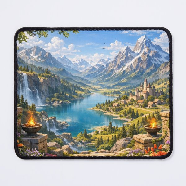 Item preview, Enchanted valley between eternal mountains designed and sold by JuViRo.