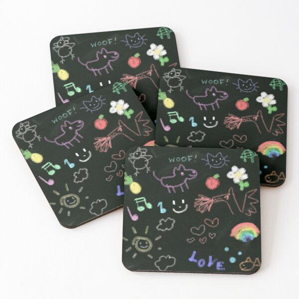 Item preview, Cute Blackboard Print designed and sold by Twozzie.