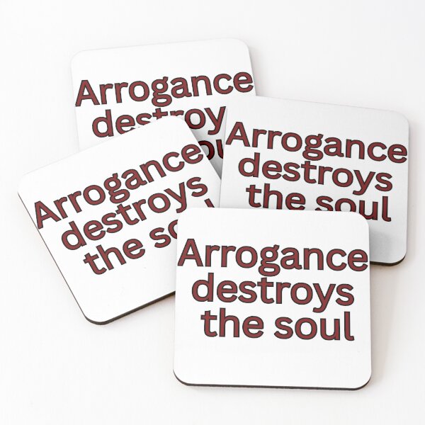 Item preview, Arrogance destroys the soul-religious saying designed and sold by HustlersShop77.