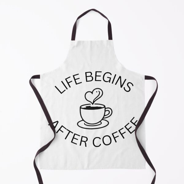 Item preview, Life Begins After Coffee Typography Art designed and sold by VibeoCanvasShop.