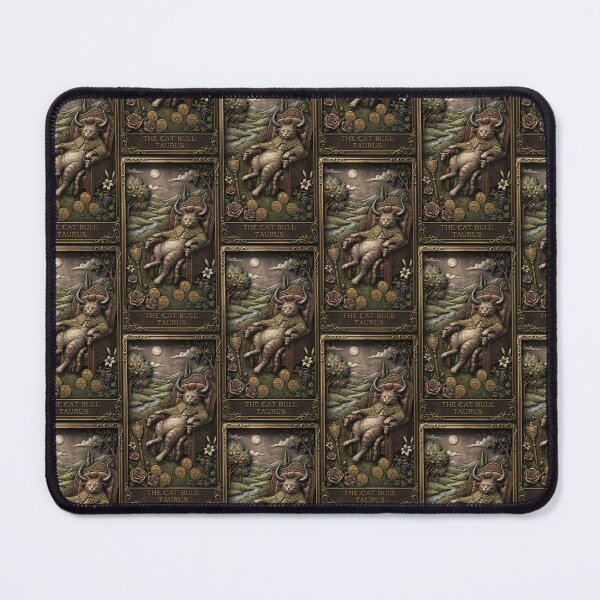 Item preview, Vintage Taurus Bull Cat Zodiac Tarot Card designed and sold by Idealforme.
