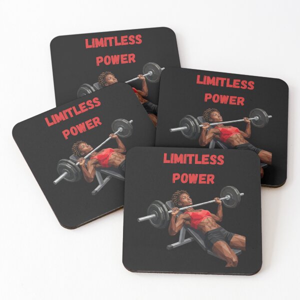 Item preview, Geometric Bench Press Black Woman Strength Motivation Art designed and sold by Mania Graphix.