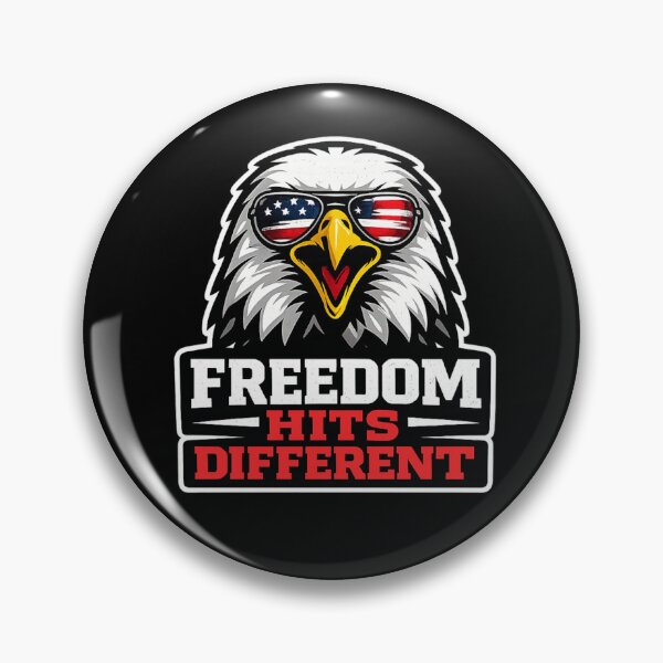 Item preview, Freedom Hits Different Eagle USA, Patriotic American Flag Sunglasses, Bold USA Pride, Independence Day Vibe designed and sold by VibeOffline Studio.