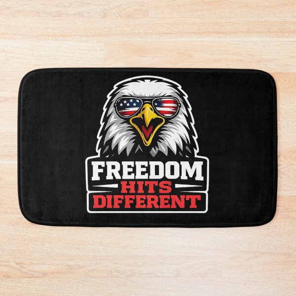 Item preview, Freedom Hits Different Eagle USA, Patriotic American Flag Sunglasses, Bold USA Pride, Independence Day Vibe designed and sold by VibeOffline Studio.