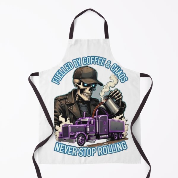 Item preview, „Fuelled by Coffee & Chaos – Never Stop Rolling“ designed and sold by NoriudaR.