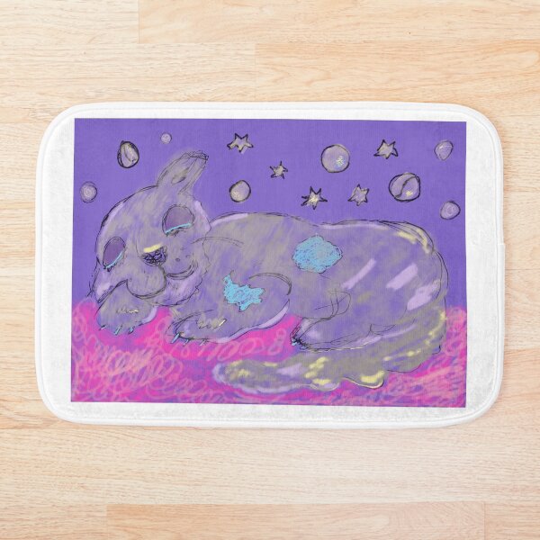 Item preview, Kawaii Cosmic Sleepy Cat - Galaxy Dreamcore Aesthetic Art designed and sold by Kapsula2023.