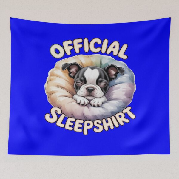 Item preview, Humorous Boston Terrier Puppy Art Design Official Sleepshirt designed and sold by fantasticdesign.